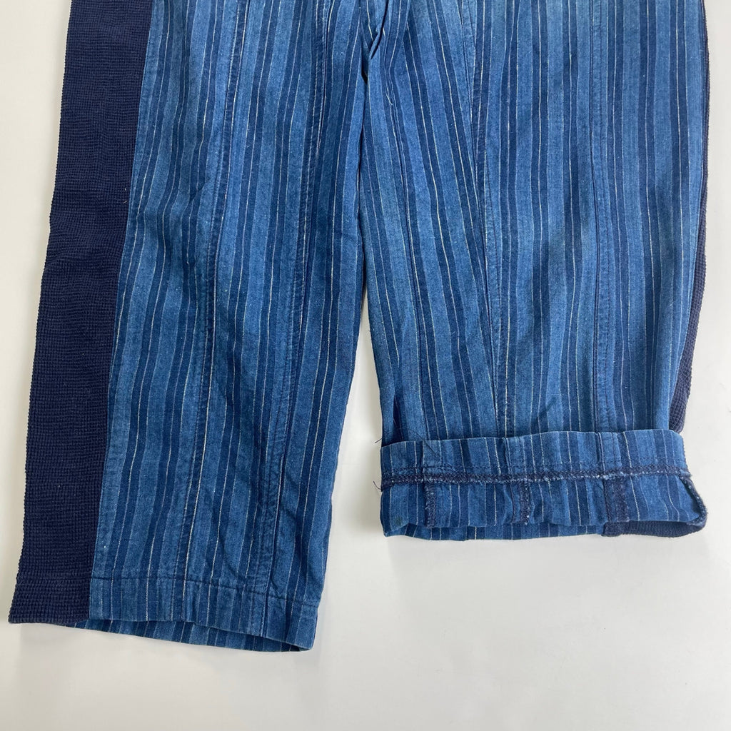 MARITHE + FRANCOIS GIRBAUD マリテフランソワジルボー / 80s VINTAGE 変形ギミックパンツ デニム×サーマル SIZE:36