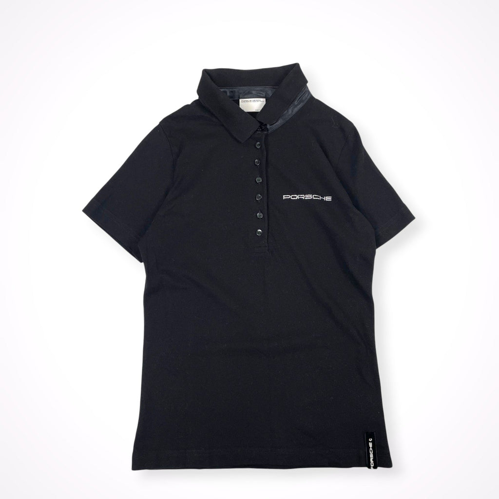 PORSCHE / ラインストーンポロシャツ 参考定価：20,000程度 SIZE:M