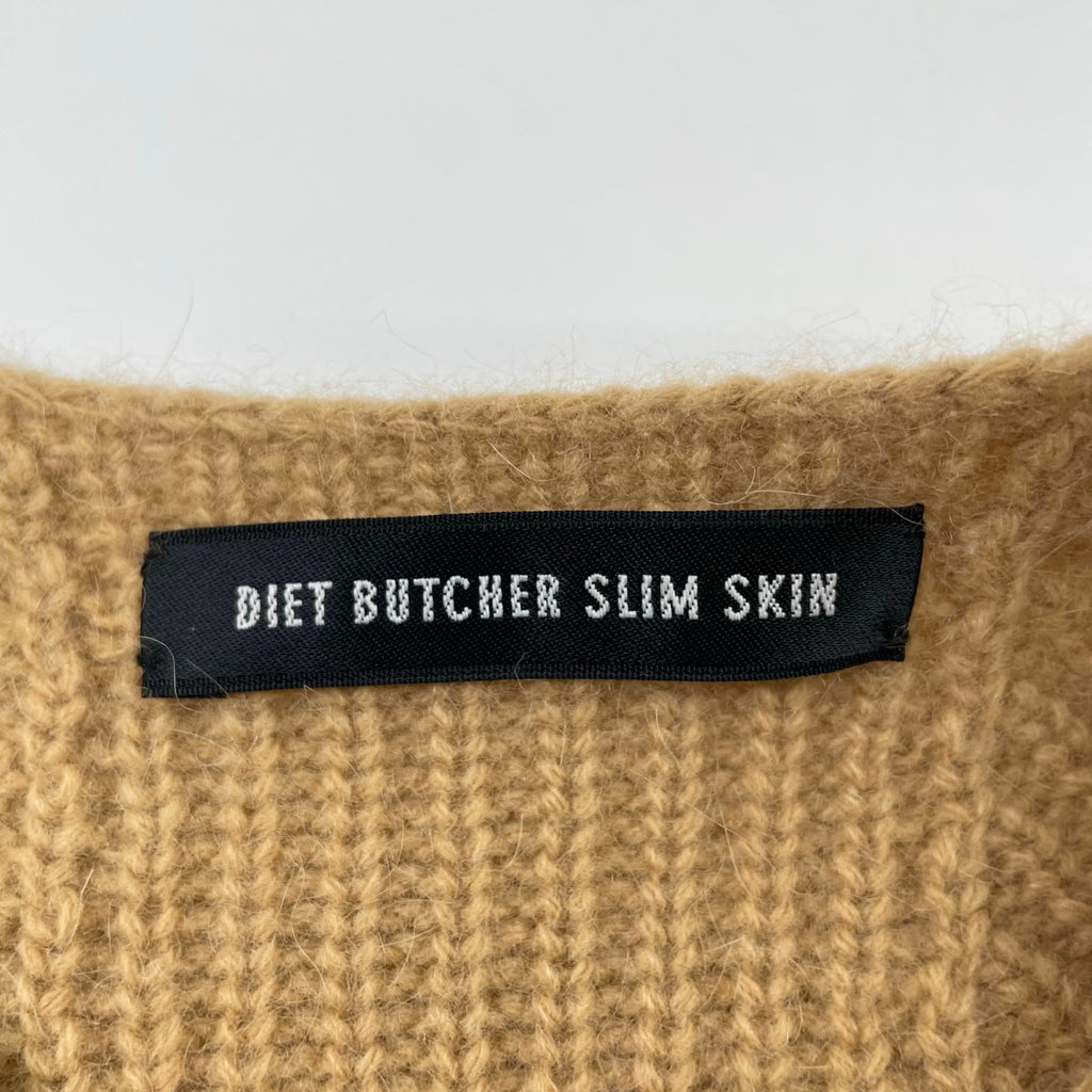 DIET BUTCHER SLIM SKIN / ロングニット 16AW 参考定価：35,000程度 SIZE:2