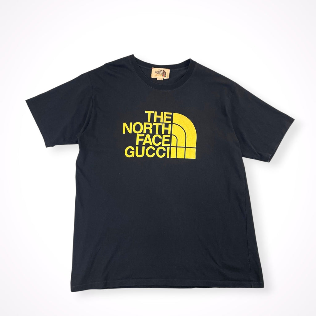 GUCCI × THE NORTH FACE / コラボロゴTEE 616036 XJDCL SIZE:XL