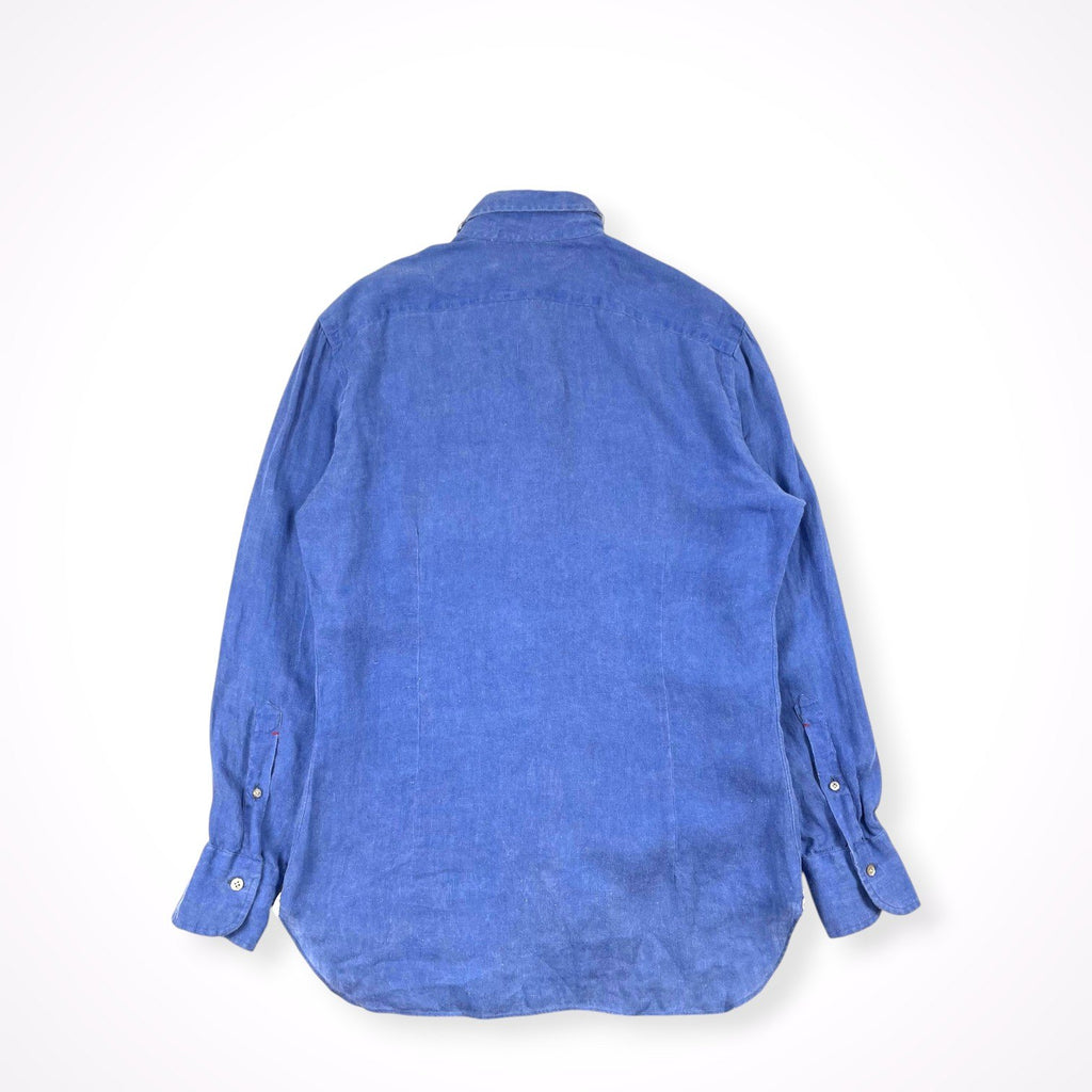 MAZZARELLI / リネンハンドフィニッシュシャツ 参考定価：40,000程度 SIZE:40