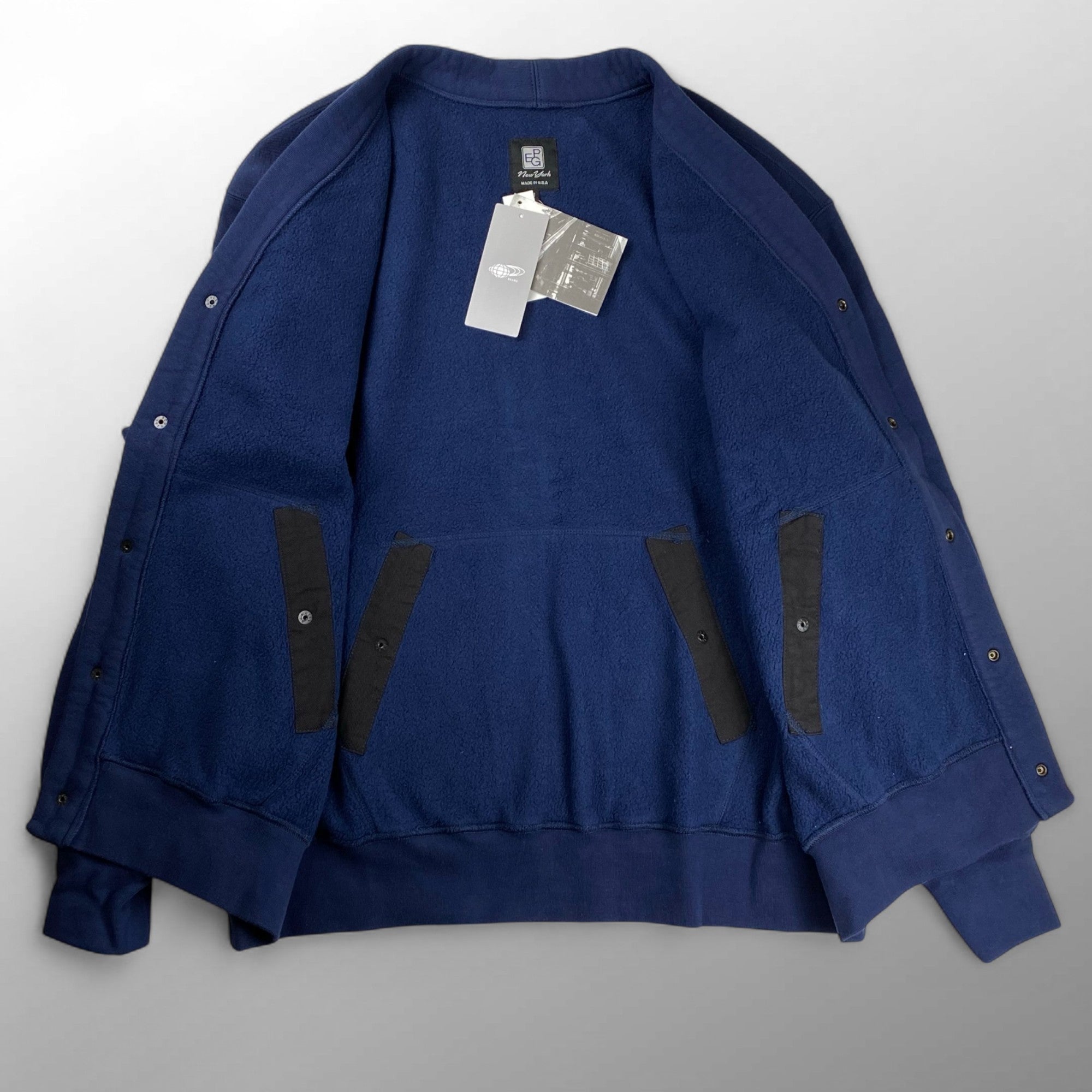 【タグ付 美品】PEG BEAMS PLUS × Engineered Garments / コラボ スウェット カーディガン 参考定価：39,000+tax SIZE：M