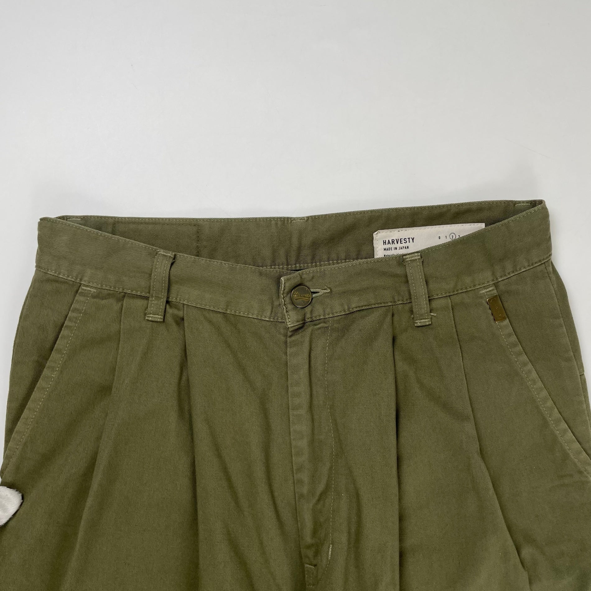 HARVESTY / エッグタックチノパンツ 参考定価：16,000程度 SIZE:2