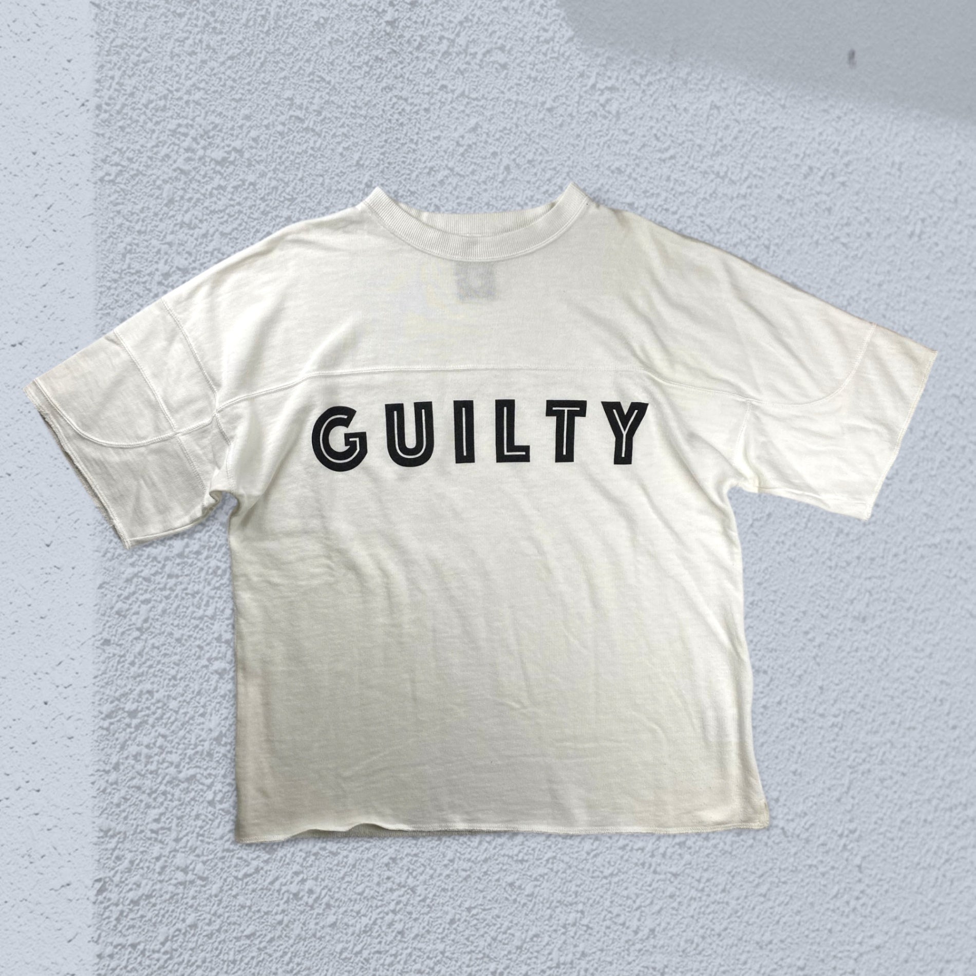 Bernhard Willhelm ベルンハルト ウィルヘルム / GUILTY プリント Tシャツ PAT MARKET取り扱いブランド SIZE：M