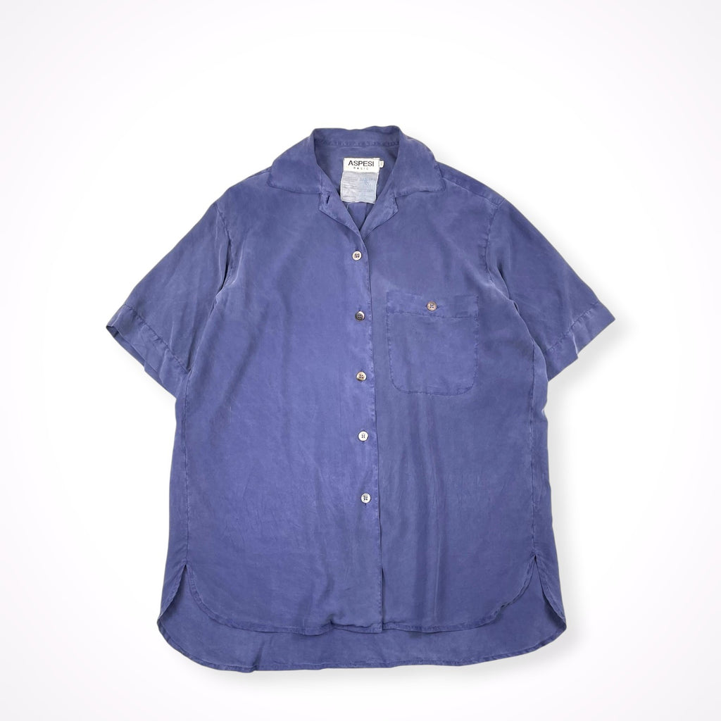 EURO VINTAGE / ユーロヴィンテージシルクシャツ SIZE:38