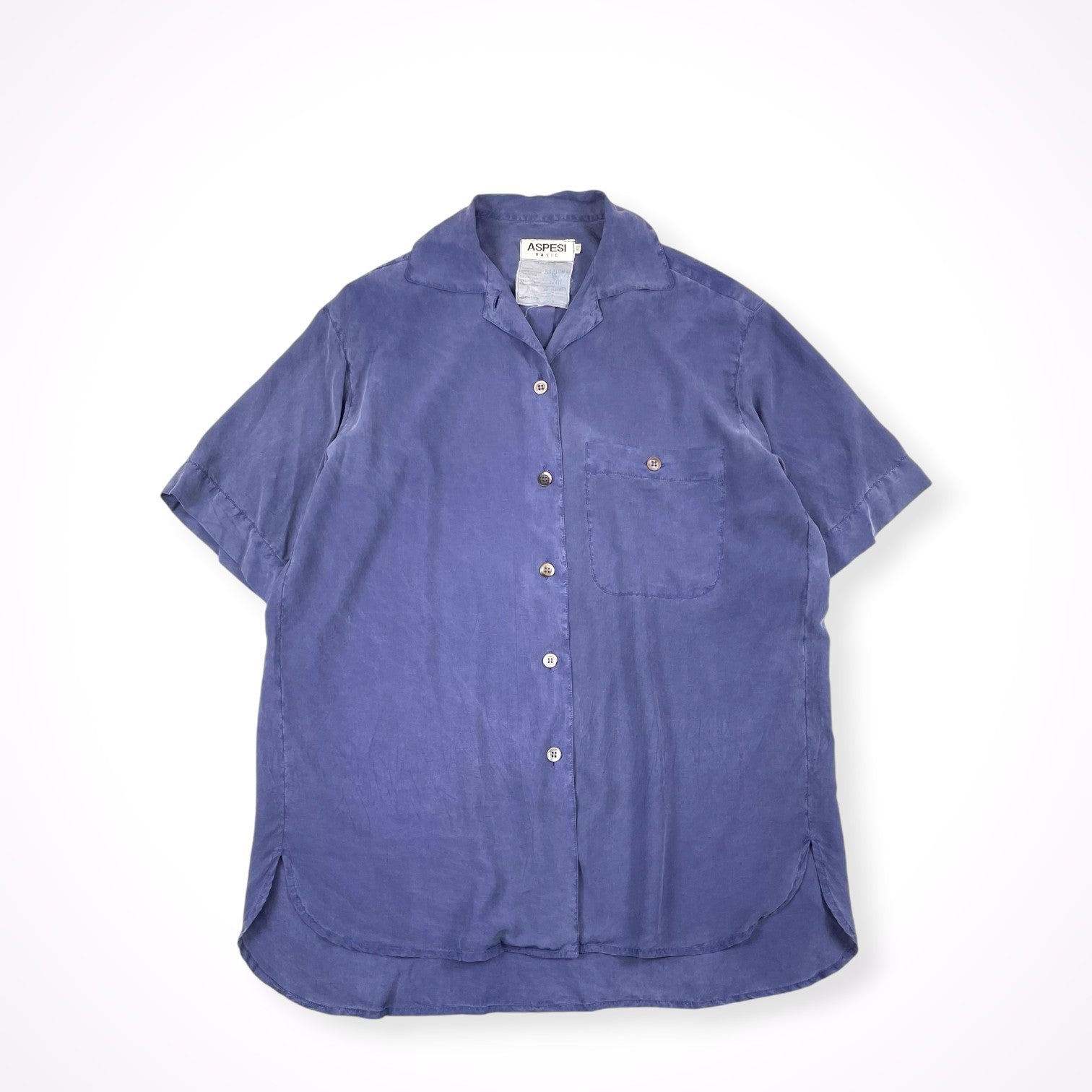 EURO VINTAGE / ユーロヴィンテージシルクシャツ SIZE:38