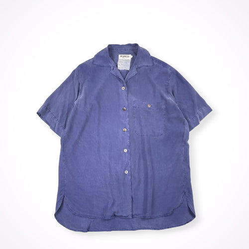 EURO VINTAGE / ユーロヴィンテージシルクシャツ SIZE:38