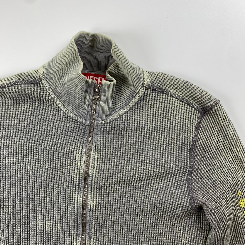 24SS DIESEL ディーゼル / S-GINAFY-ZIP ワッフル ジャケット 参考定価：45,000+tax SIZE:XS （M程度）
