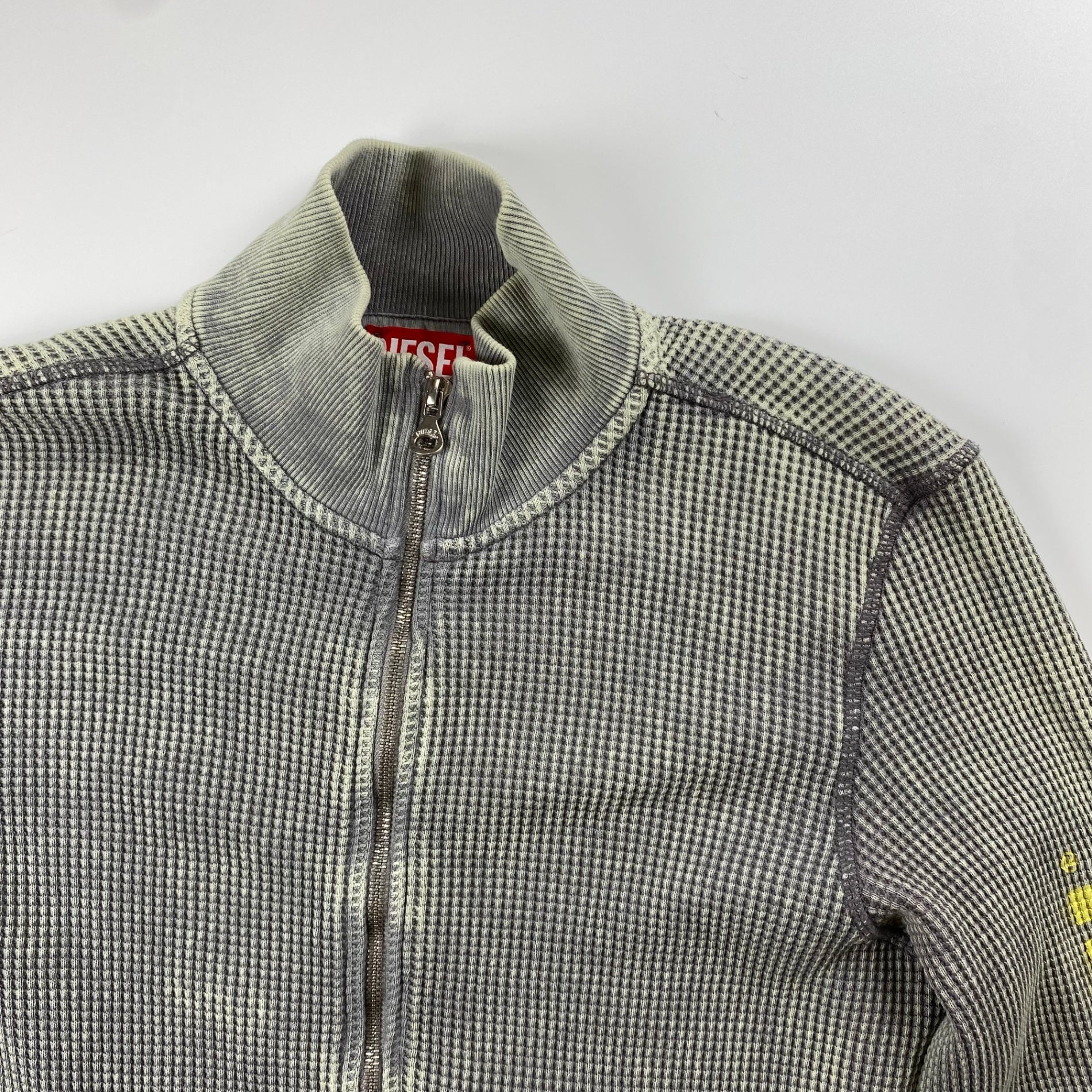 24SS DIESEL ディーゼル / S-GINAFY-ZIP ワッフル ジャケット 参考定価：45,000+tax SIZE:XS （M程度）