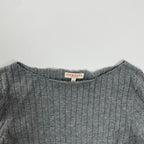 DEMYLEE デミリー / フレアスリーブ リブニット 参考定価：35,000程度 SIZE:S