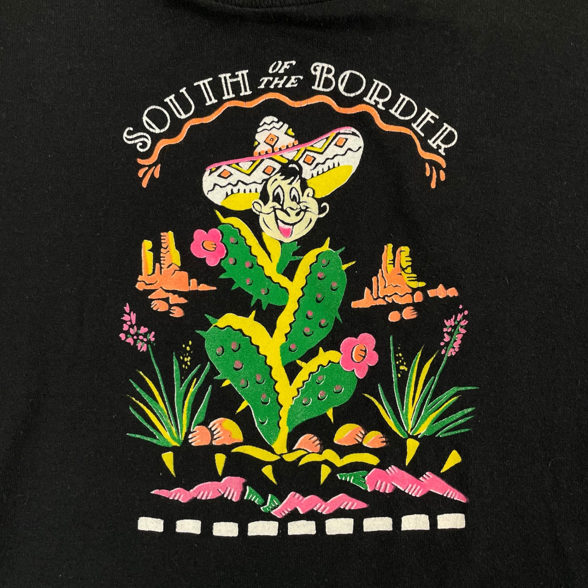 JERZEES ジャージーズ / 80s「SOUTH OF THE BORDER」TEE USA製 SIZE:S