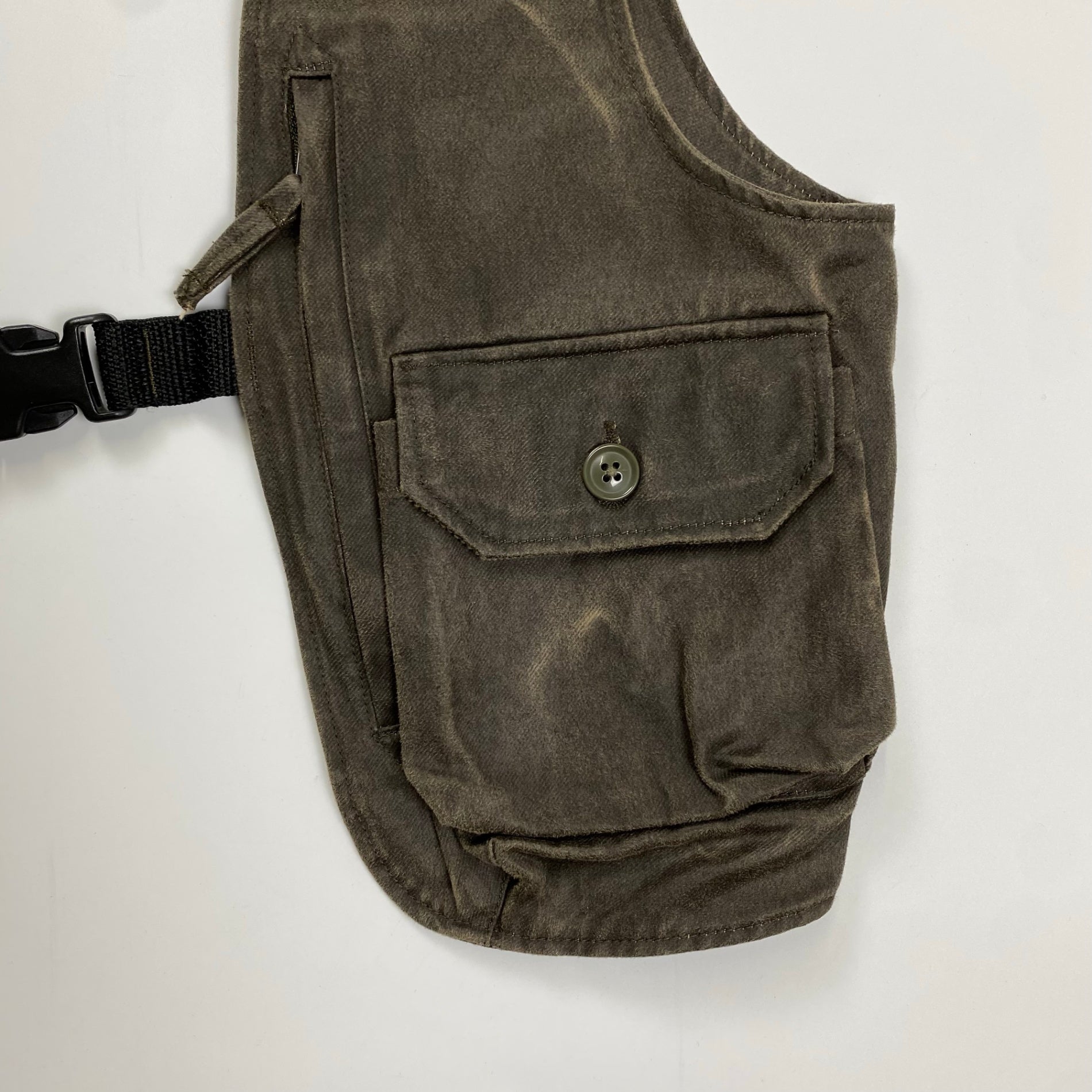 ENGINEERED GARMENTS エンジニアド ガーメンツ / SHOULDER VEST  ショルダーベスト ヴィンテージ加工 USA製 SIZE:FREE
