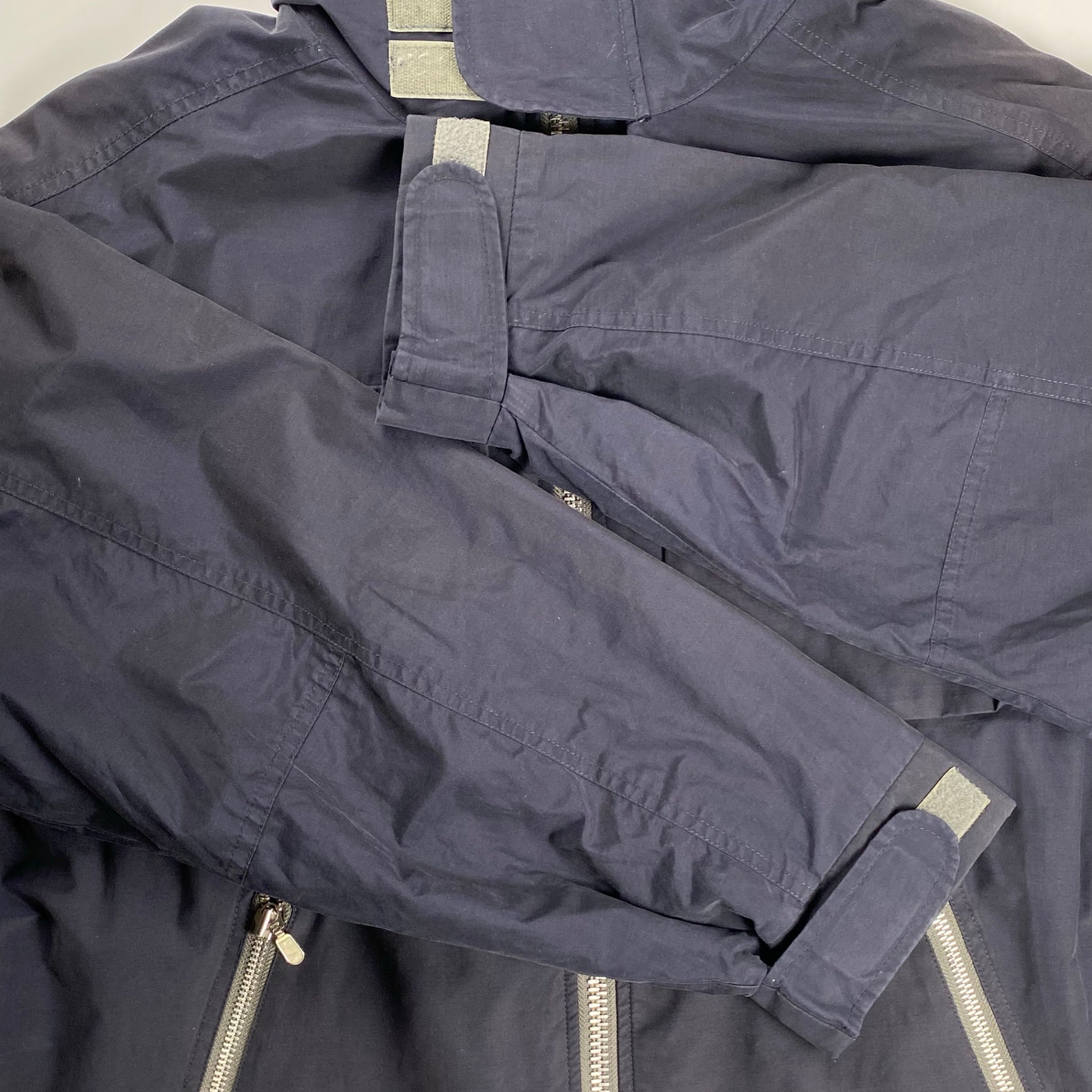 【LIMITTED ISSUE】 VINTAGE 90-00s TOMMY HILFIGER トミーヒルフィガー / COTTON NYLON TECH JACKET タクティカル ミリタリー フライトジャケット SIZE:L