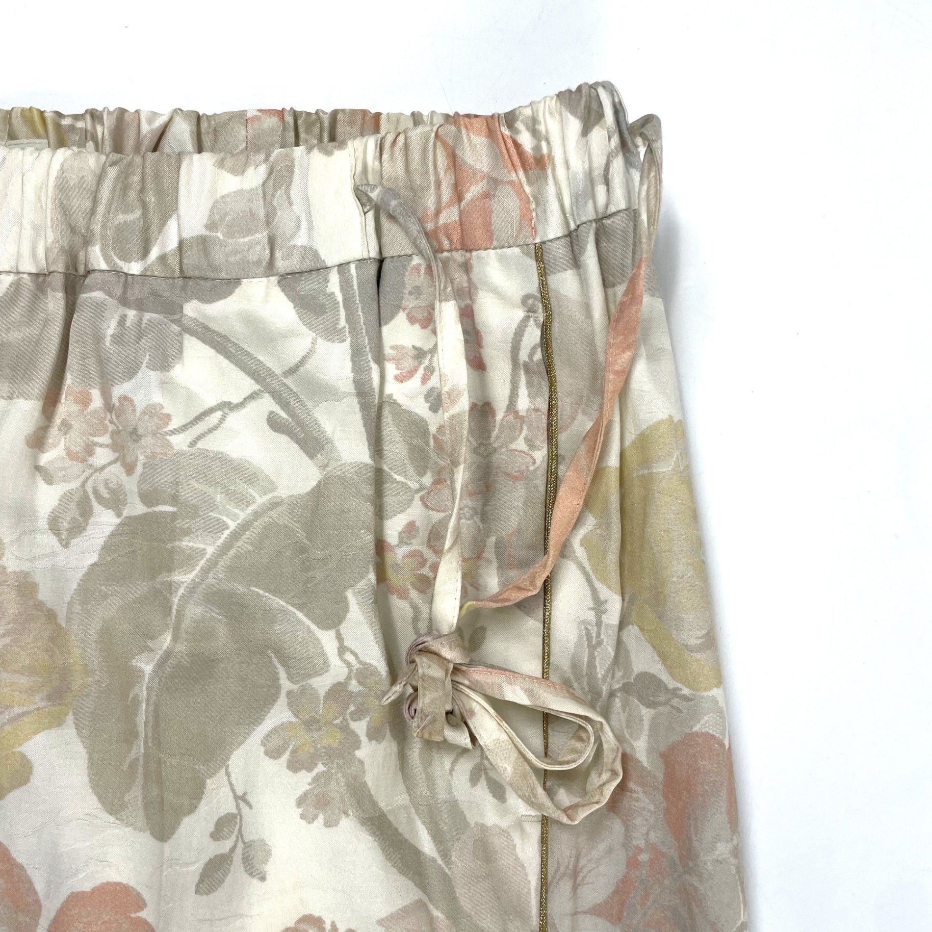 DRIES VAN NOTEN / アートフラワースラックス 参考定価：95,000程度 SIZE:36
