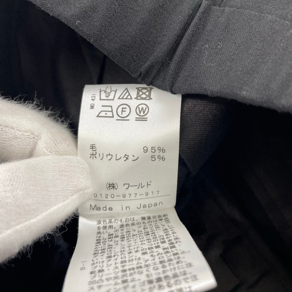 DRESSTERIOR ドレステリア / ウォッシャブルウール２WAYイージーテーパードパンツ 参考定価：16,000+tax SIZE:38