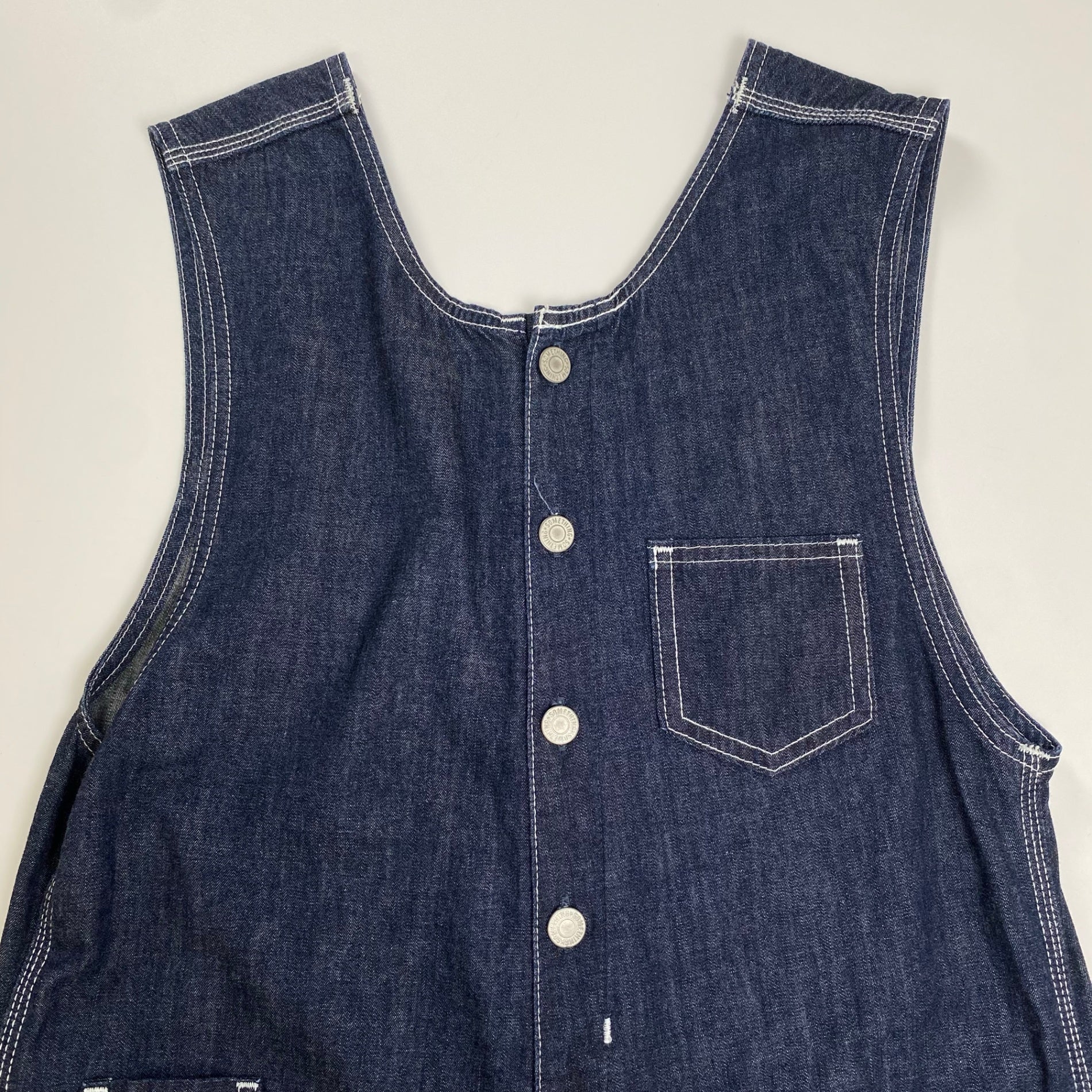 SOMETHING × FREAK'S STORE サムシング フリークスストア / コラボデニムオーバーオール 参考定価：13,630+tax SIZE:S