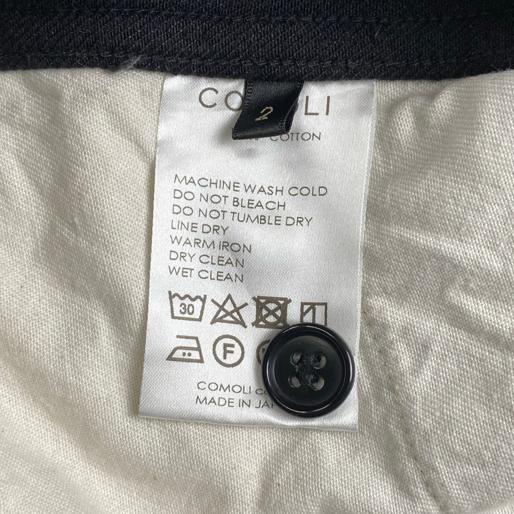 COMOLI コモリ / デニムベルテッドパンツ  A03-03001 SIZE：2