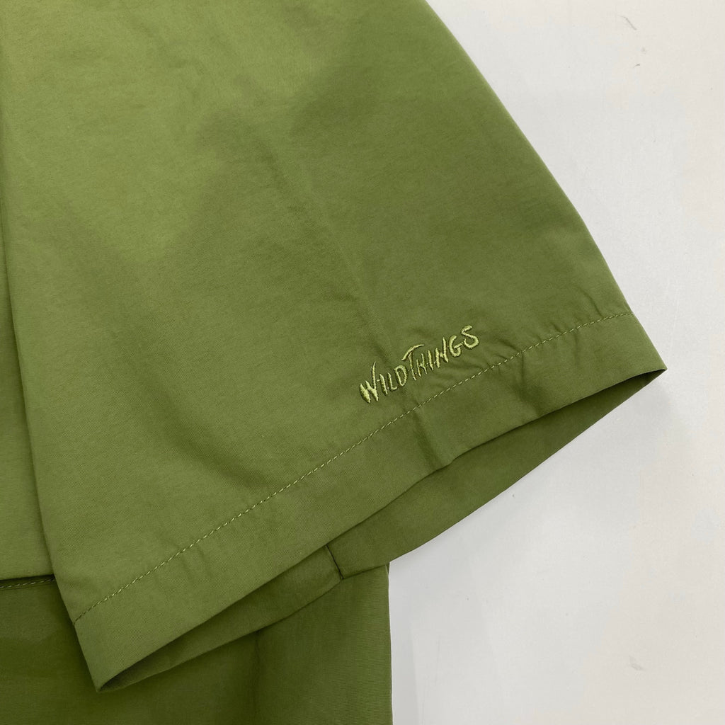 WILD THINGS ワイルドシングス / SUPPLEX CAMP SHIRT オープンカラーシャツ 未使用品 参考定価：13,000+tax SIZE:L