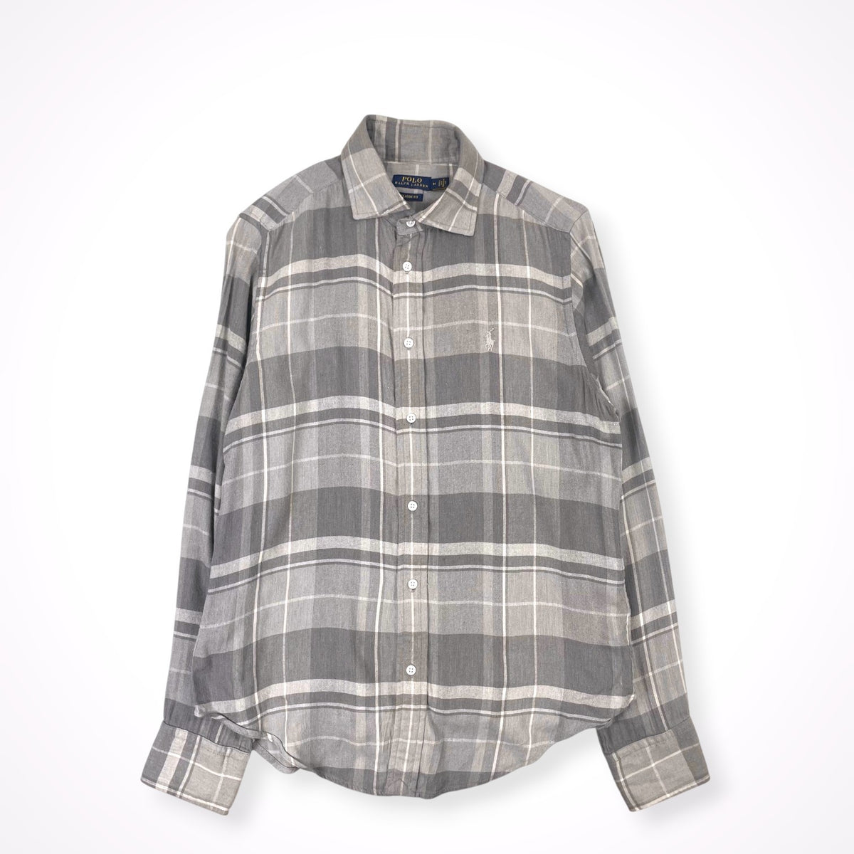 POLO RALPH LAUREN / インド製コットン ダブルガーゼシャツ 参考定価：24,000程度 SIZE:M