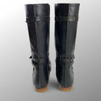 chausser ショセ / レザーエンジニアブーツ サイドゴア SIZE:23 1/2cm