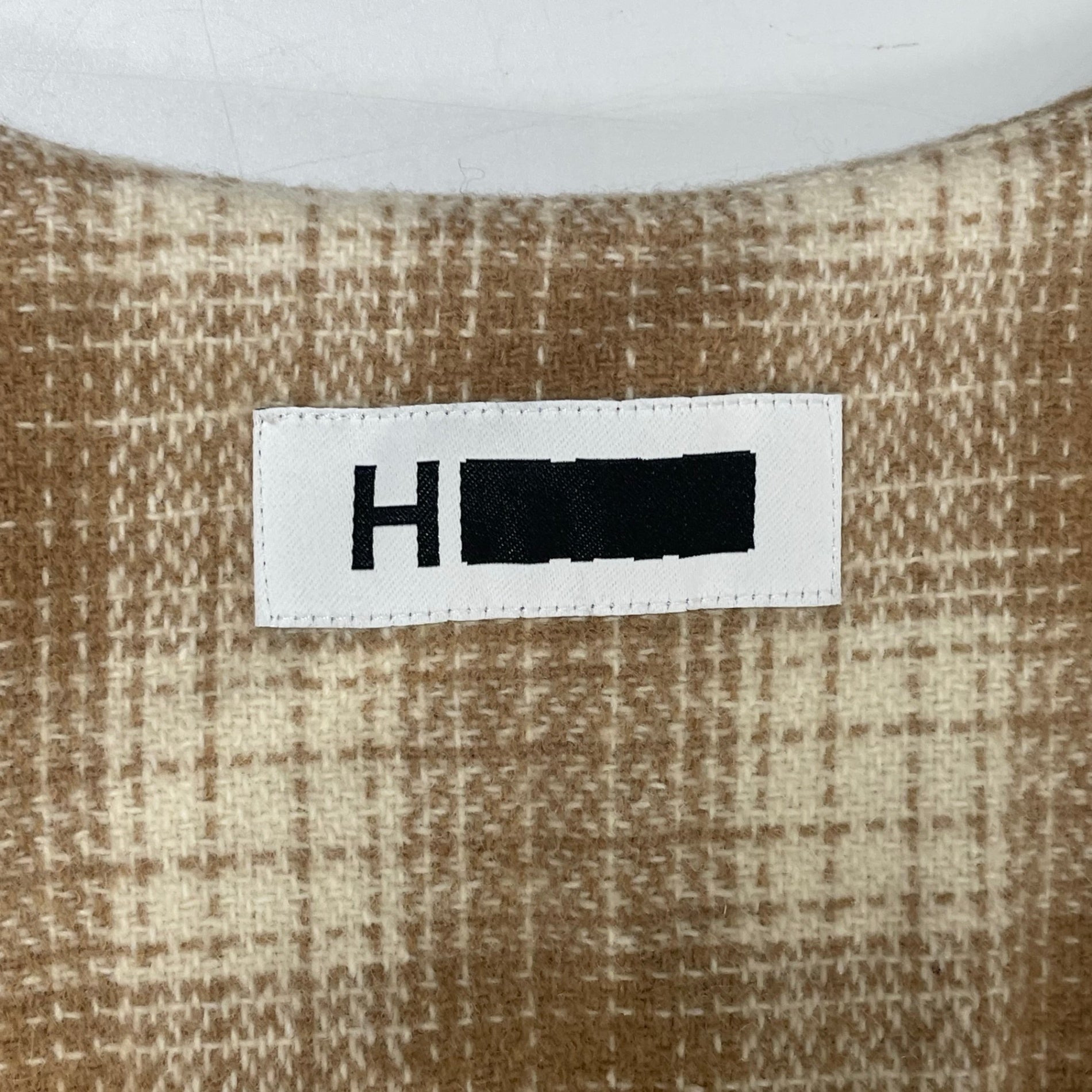 H BEAUTY＆YOUTH / CHECK LONG VEST 参考定価：28,000+tax SIZE:M