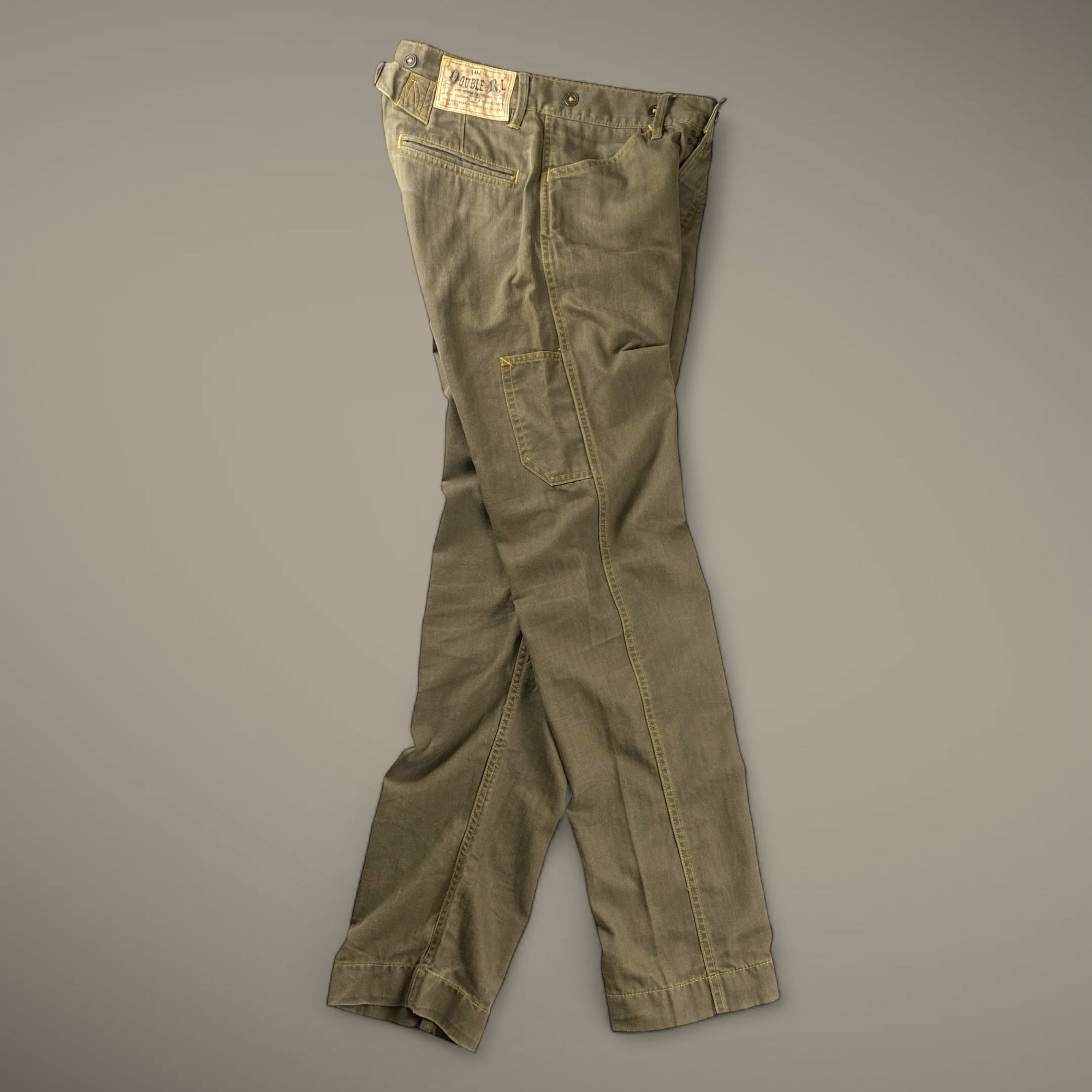 RRL ダブルアールエル / オフィサーリネンコットンヘリンボーンパンツ 23SS 参考定価：52,000+tax SIZE:28×30