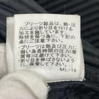 HOMME PLISSE ISSEY MIYAKE / 16年 プリーツステンカラーコート ブラック SIZE:3