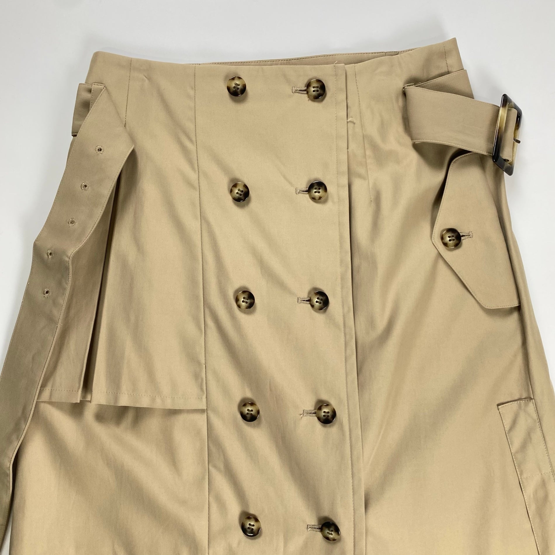 UN3D アンスリード / トレンチスカート ラップデザイン ベルト付 星玲奈さん着用 SIZE:38(M程度)