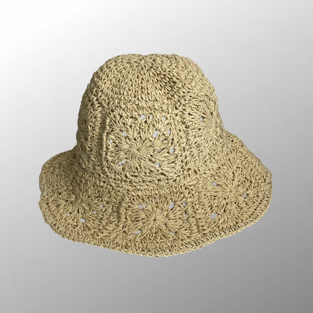 NEW ERA ニューエラ / ADVENTURE WIDE BRIM PAPER HAT ペーパーハット ロゴ付 SIZE：L/XL