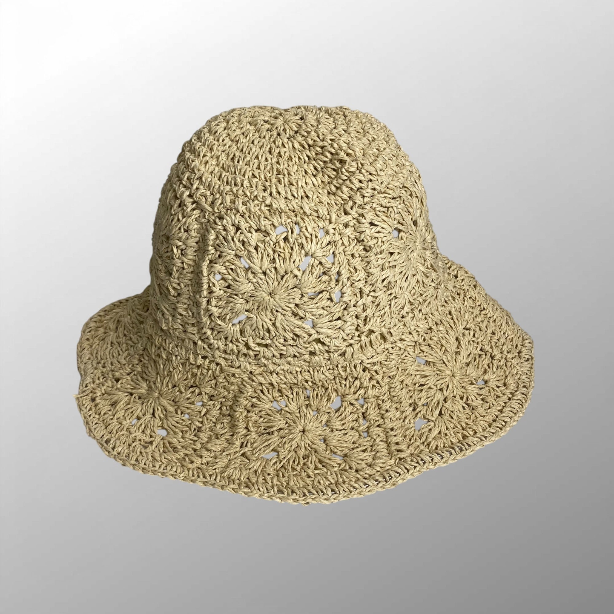 NEW ERA ニューエラ / ADVENTURE WIDE BRIM PAPER HAT ペーパーハット ロゴ付 SIZE：L/XL