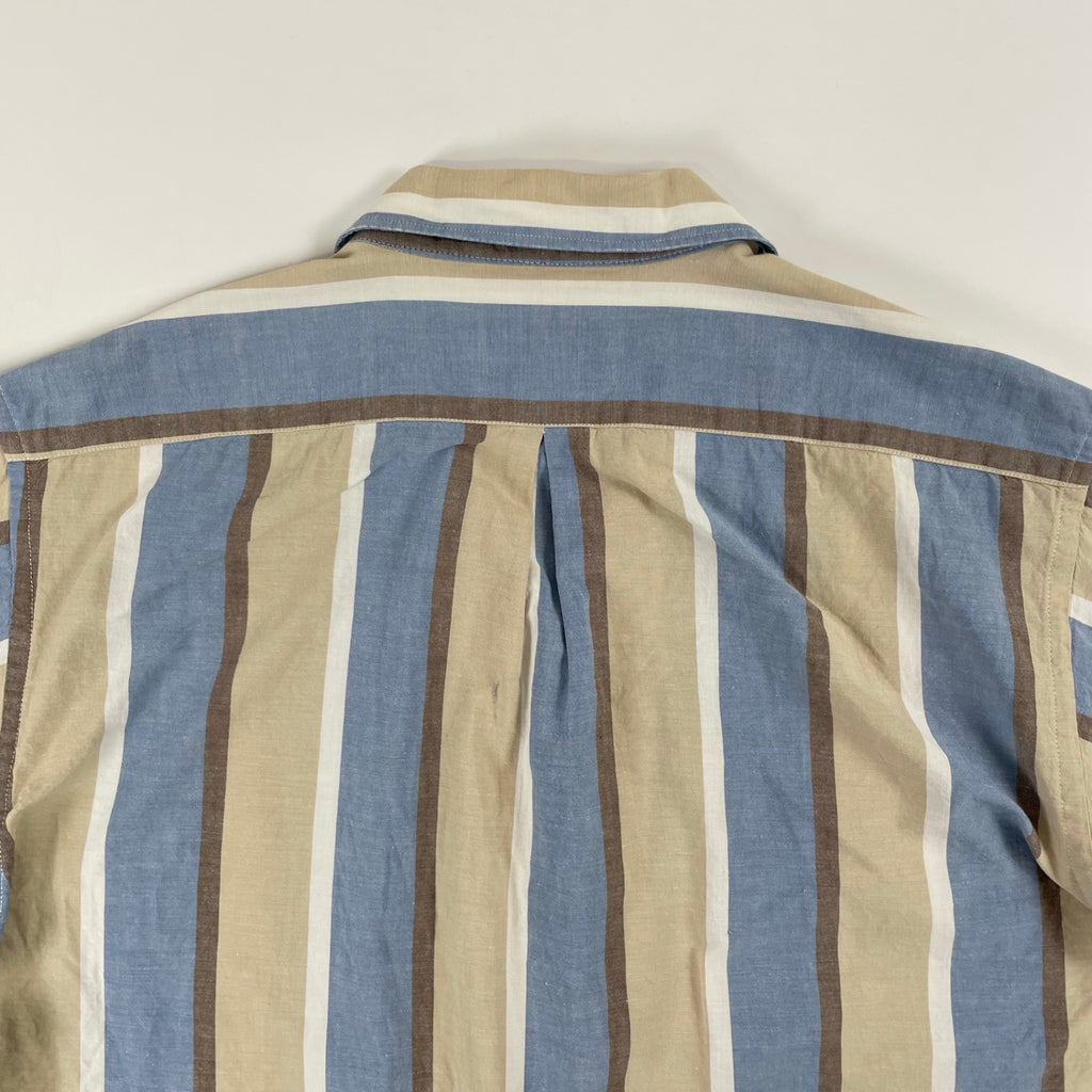 Yves Saint Laurent / 80s ヴィンテージストライプシャツ SIZE：M