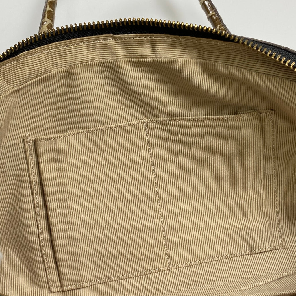 collection PRIVEE? コレクション プリヴェ / キリン柄 ハンドバッグ ボストン型 参考定価：85,000程度