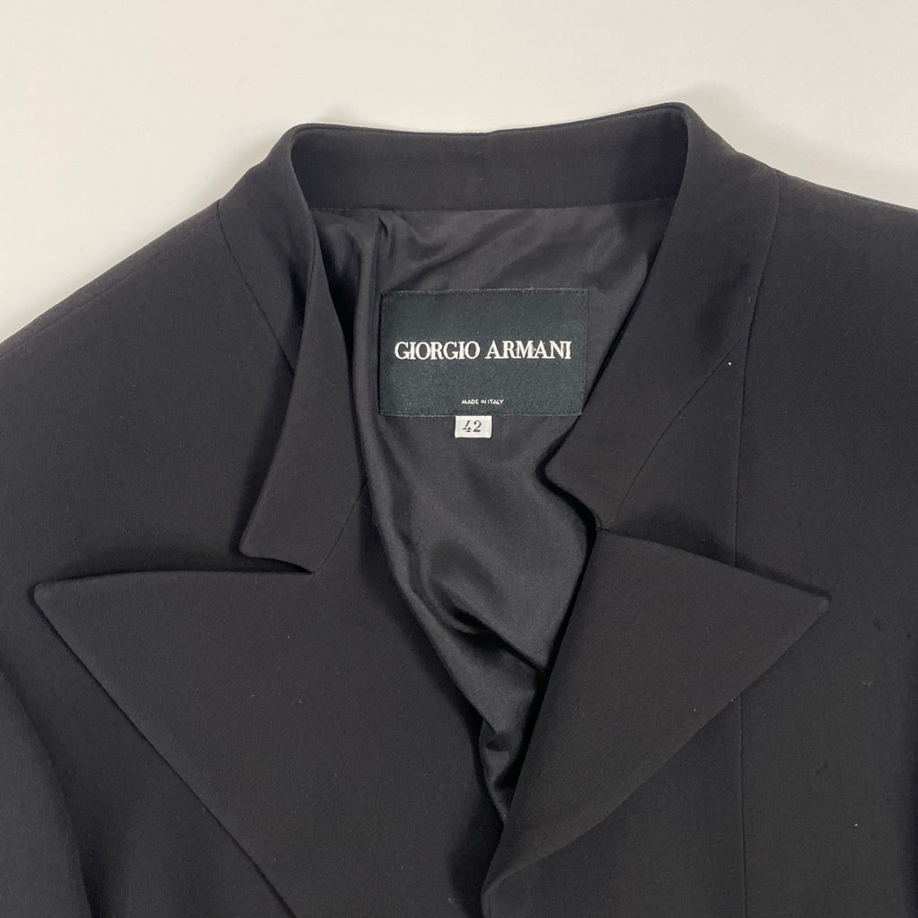 GIORGIO ARMANI / シルクデザインテーラード BORGO21製 参考定価：260,000程度 SIZE：42
