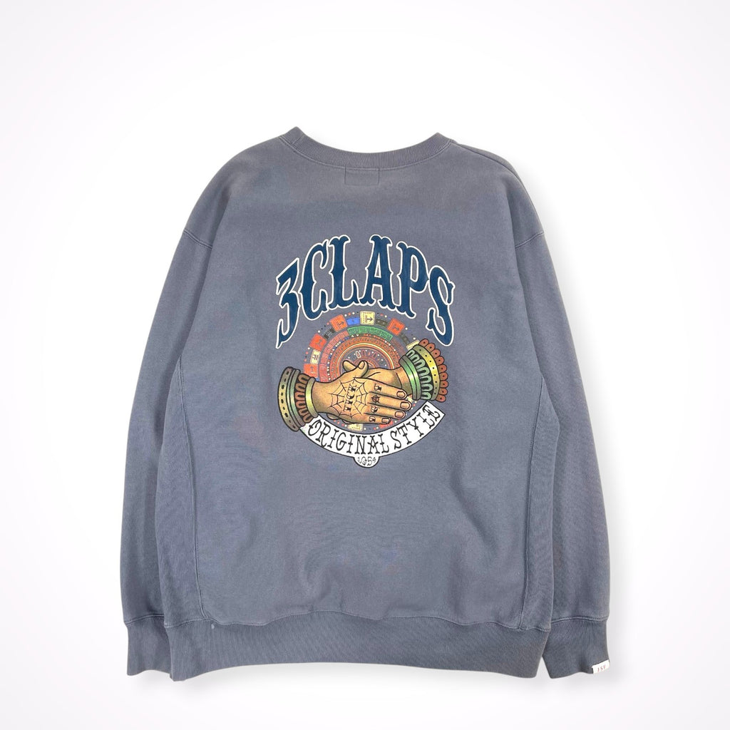 JSF / JESSE フェードクルーネックスウェット RIZE 雷図 SIZE:XXL