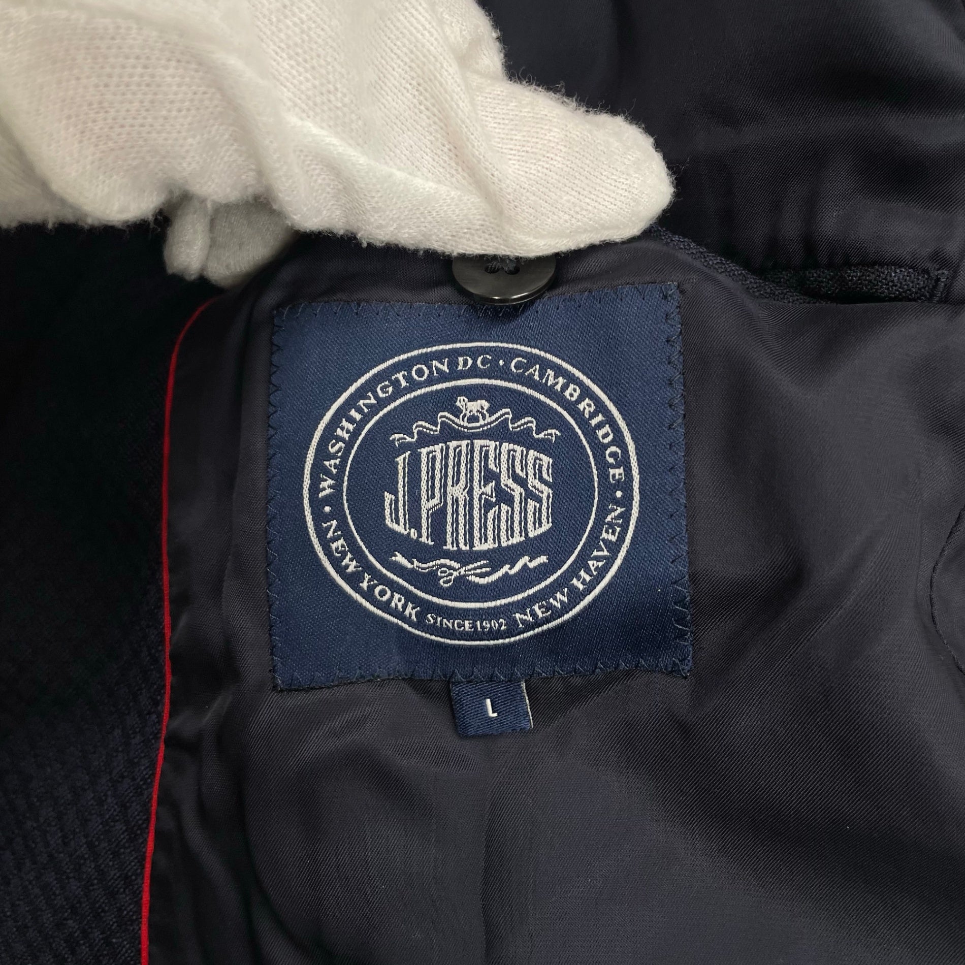 J.PRESS × NIKKE ジェイプレス 日本毛織 / Winter Cuba Beach 段返りブレザー 参考定価：60,000程度 SIZE：L