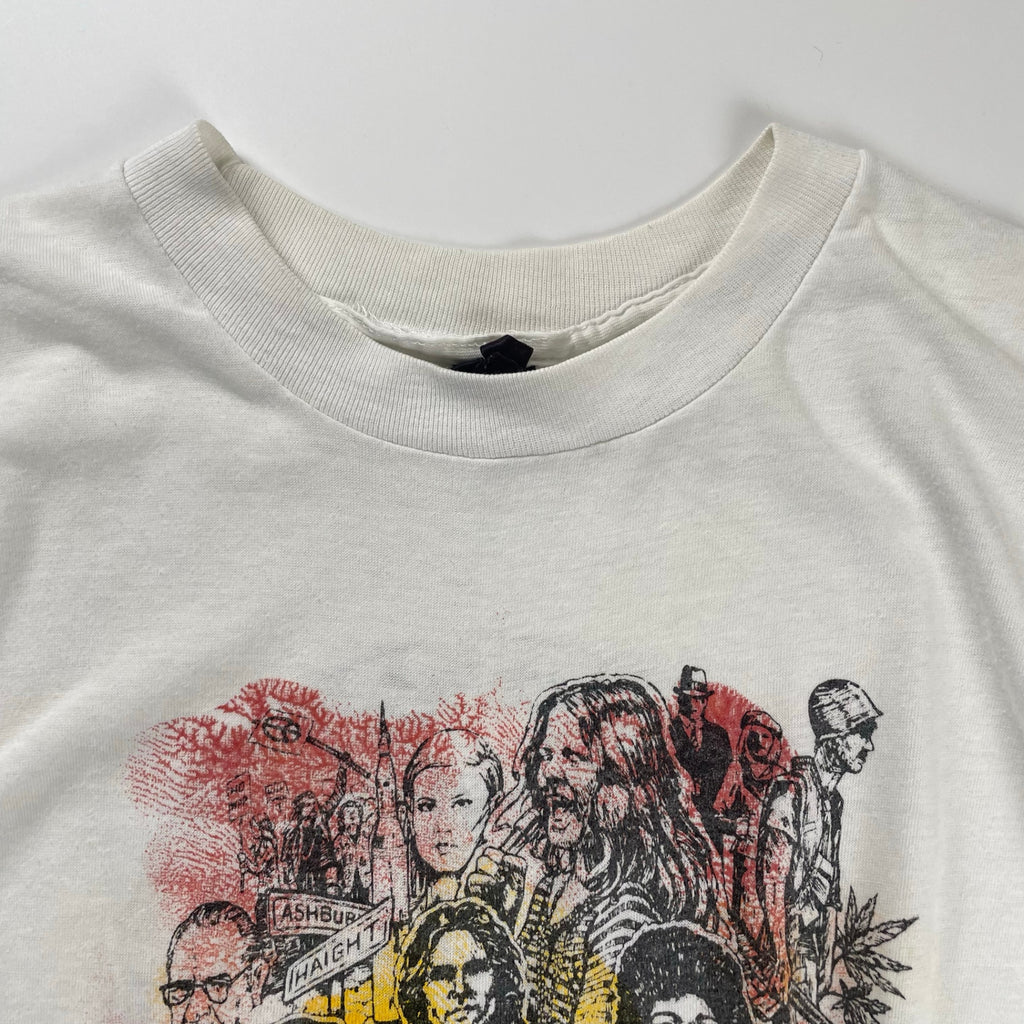 VINTAGE ヴィンテージ / 87年 「SUMMER of LOVE」  20周年記念Tシャツ ヒッピー SIZE:L程度