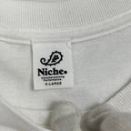 Niche. × BEAUTY＆YOUTH ニッチ ビューティーアンドユース / 別注ドローコードTEE 参考定価：6,500+tax SIZE:XL