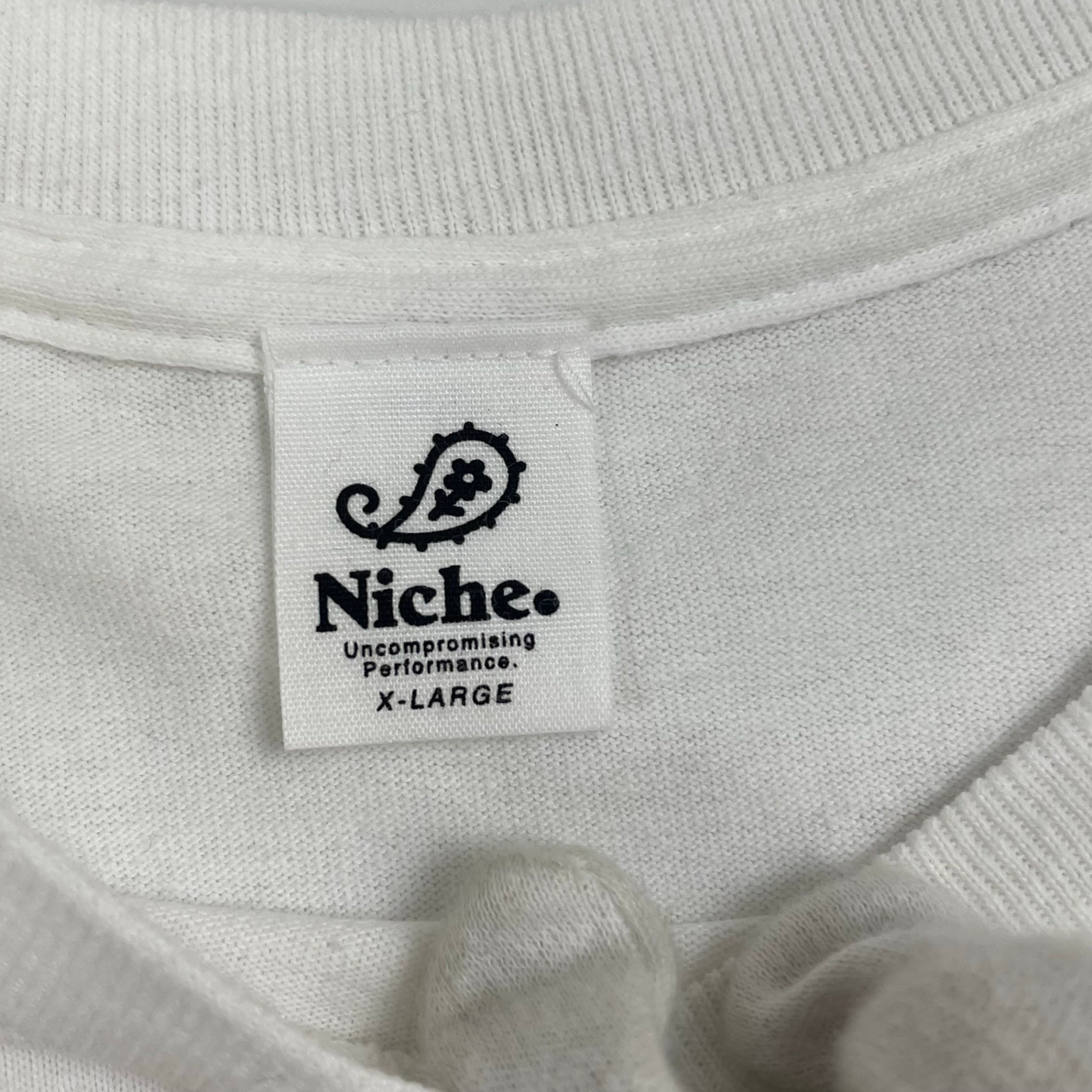 Niche. × BEAUTY＆YOUTH ニッチ ビューティーアンドユース / 別注ドローコードTEE 参考定価：6,500+tax SIZE:XL