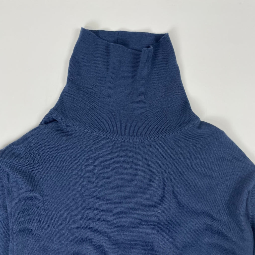 JOHN SMEDLEY / 英国製 8-90sヴィンテージタートルネックニット 旧タグ SIZE：S-M程度