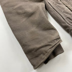 【珍品】 carhartt カーハート / キャトルミューティレーション FULL SWING ダック地 ジャケット チョコレートカラー 「キャトられ」ワッペン SIZE：S