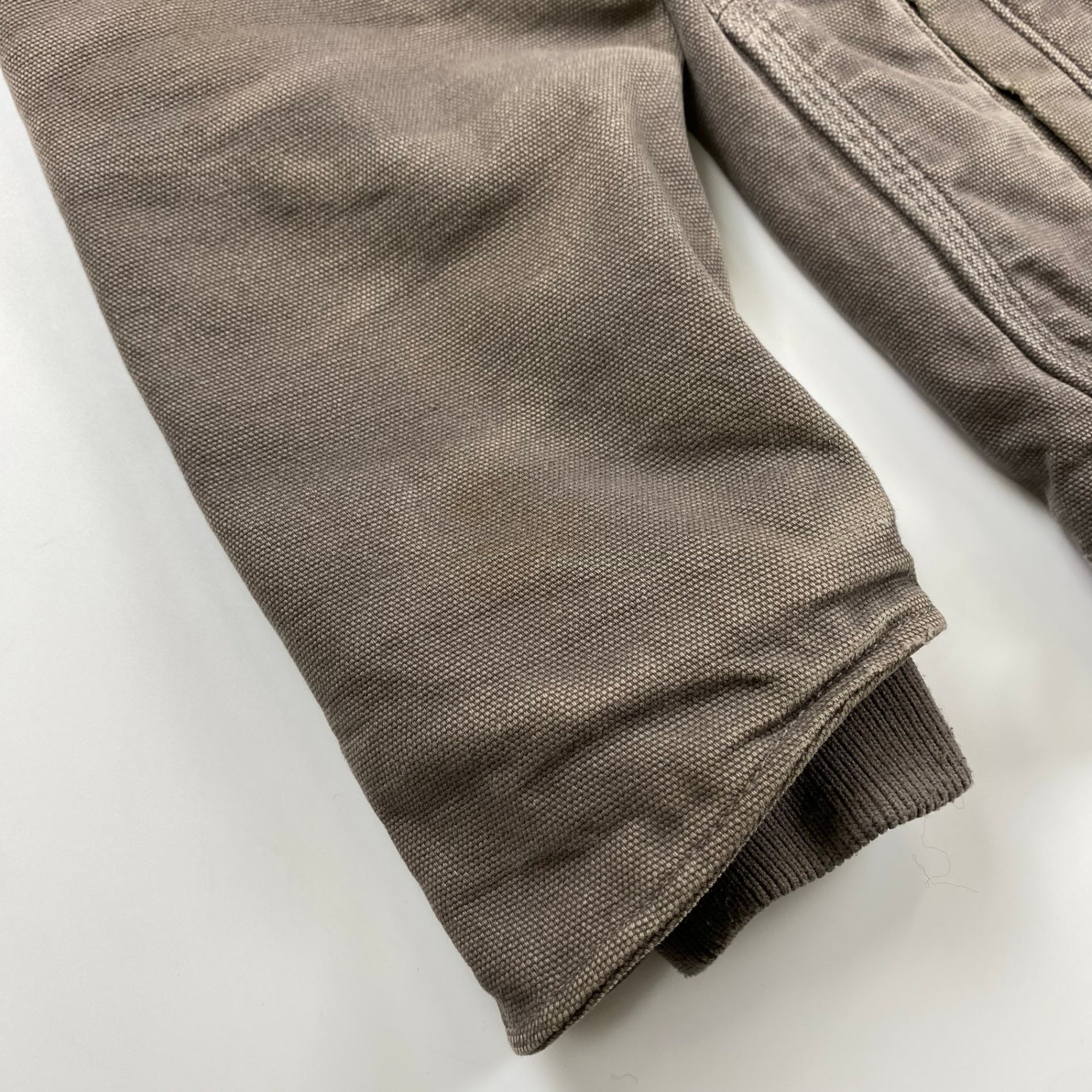 【珍品】 carhartt カーハート / キャトルミューティレーション FULL SWING ダック地 ジャケット チョコレートカラー 「キャトられ」ワッペン SIZE：S