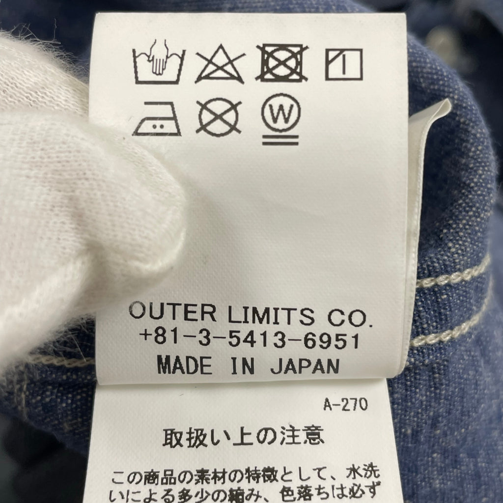 Nigel Cabourn / UTILITY SHIRT TYPE2 10oz DENIM 参考定価：36,000+tax SIZE:48