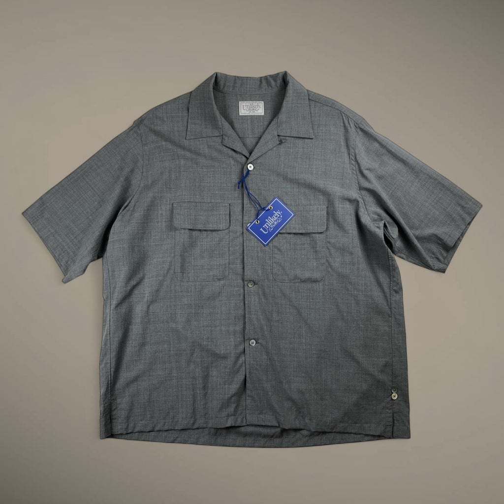 【タグ付】 Unlikely アンライクリー / 2P Sports Open Shirts S/S Tropical オープンカラーシャツ 参考定価：36,000+tax SIZE：L