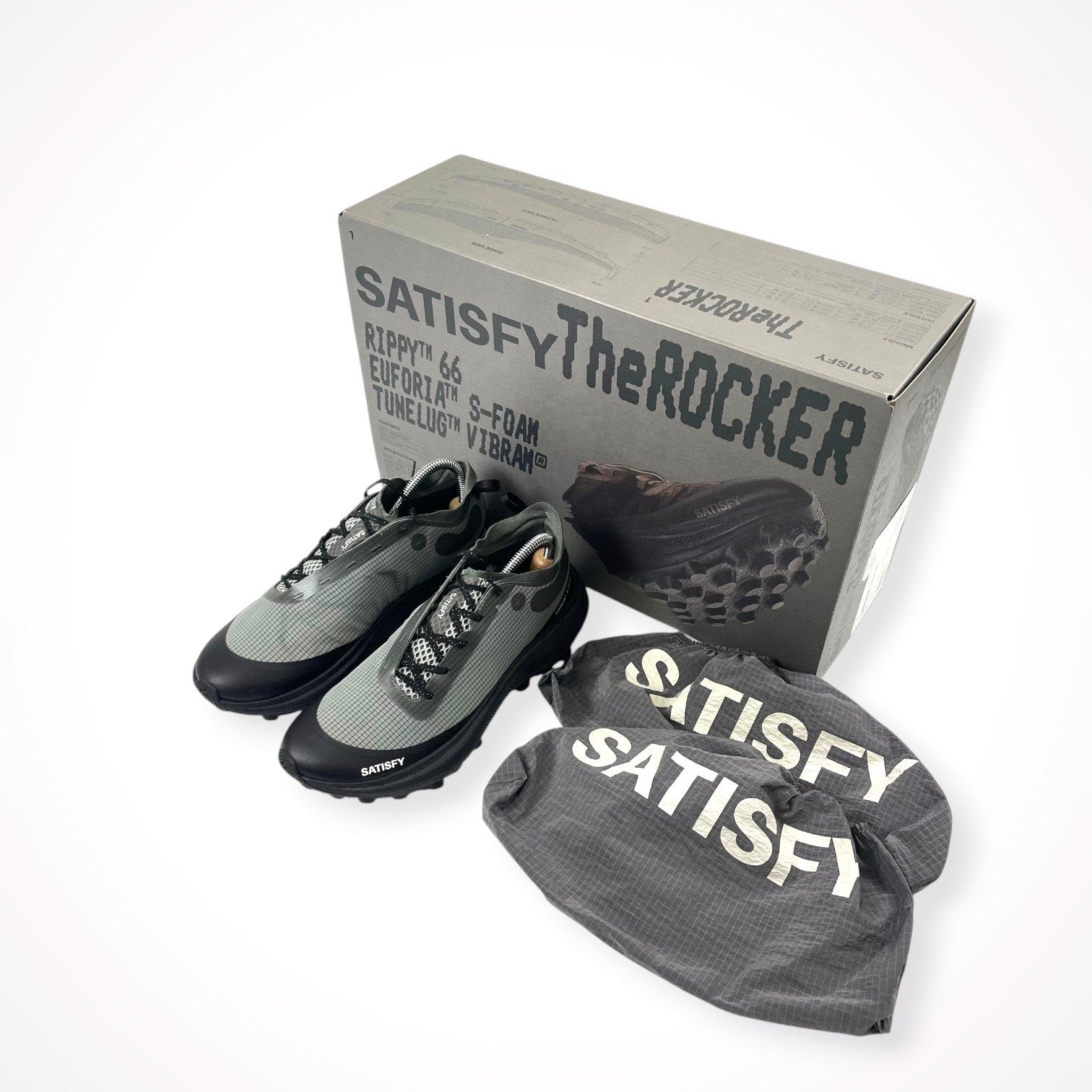 SATISFY / The ROCKER 箱付 極美品 参考定価：54,000+tax SIZE:26.5cm