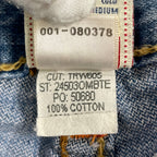 TRUE RELIGION / USA製 JOEY BIG T ダメージ加工フレアデニムパンツ SIZE:28