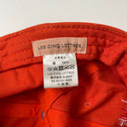 LES CINQ LETTRES / HERMEキャップ オレンジ