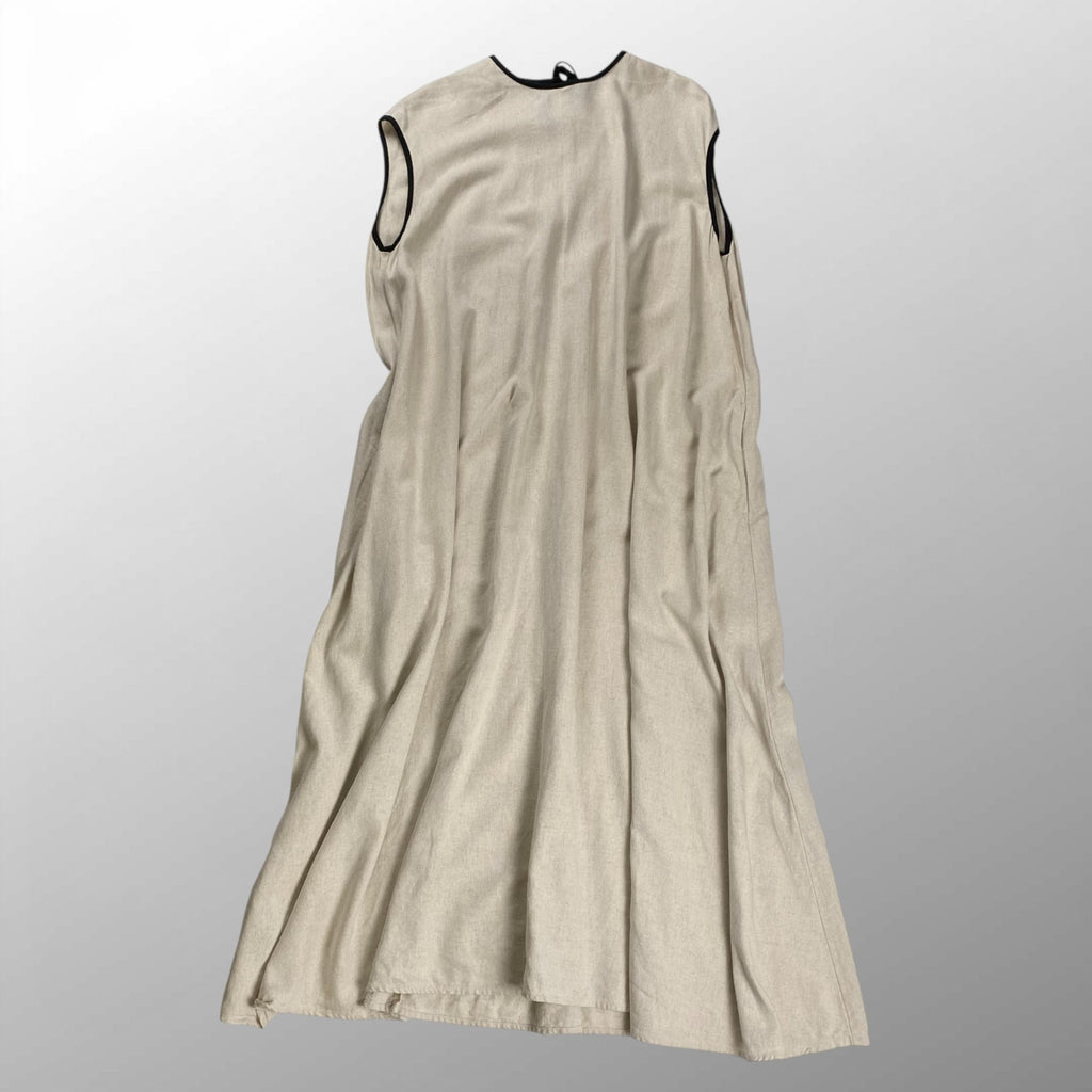 URBAN RESEARCH DOORS アーバンリサーチドアーズ / リネンレーヨンバイカラーワンピース 参考定価：10,000+tax SIZE:M