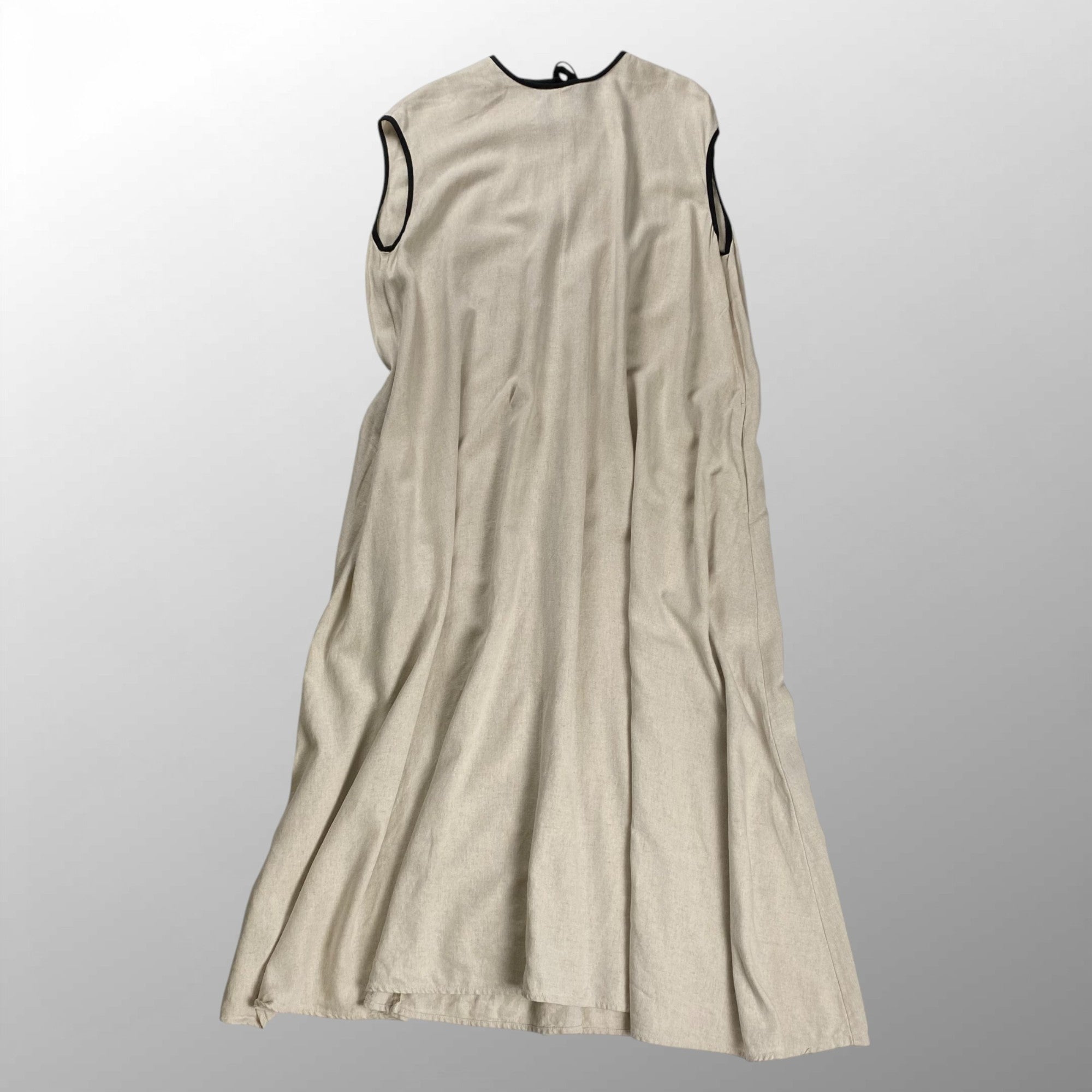 URBAN RESEARCH DOORS アーバンリサーチドアーズ / リネンレーヨンバイカラーワンピース 参考定価：10,000+tax SIZE:M