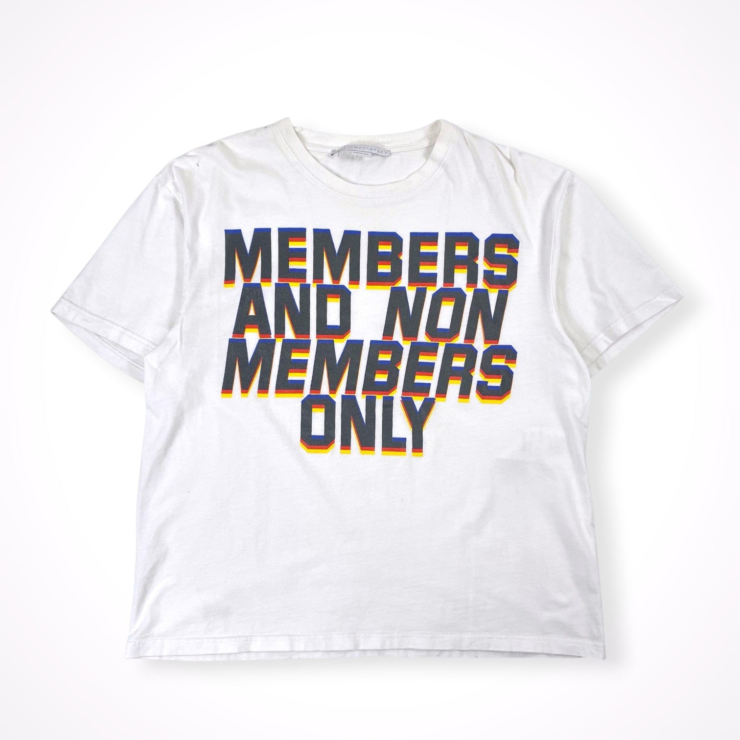 STELLA McCARTNEY / グラフィックTEE イタリア製 参考定価：50,000程度 SIZE：S