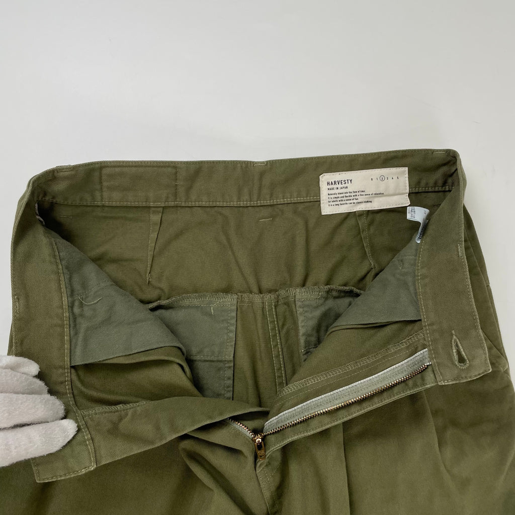 HARVESTY / エッグタックチノパンツ 参考定価：16,000程度 SIZE:2